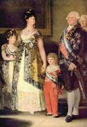 Francisco de Goya Portrat der Familie Karls IV oil painting on canvas